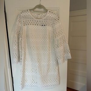White Eyelet Dress (Like New, Worn Once)